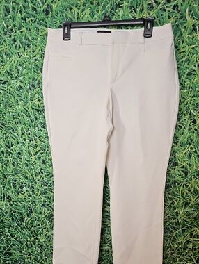 Banana Republic Withe Straight-Leg Trousers
